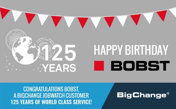 CEO’s Blog – BigChange Customer Bobst Celebrates 125 Years of World Class Service