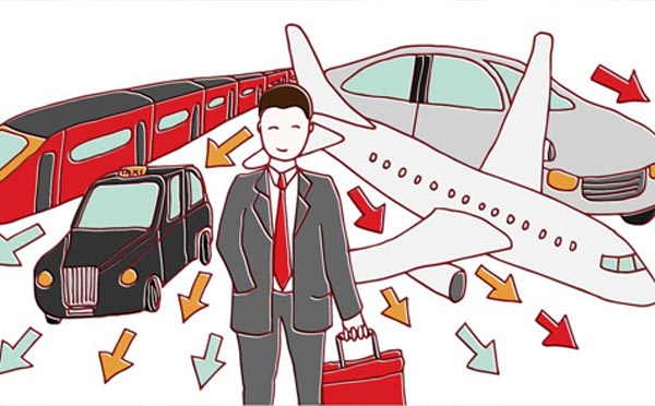 BigChange Nailing business travel cartoon