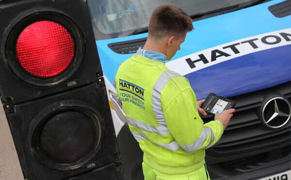 BigChange Hatton traffic control employee