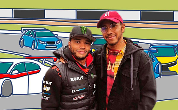 Nic Hamilton and his brother Lewis Hamilton